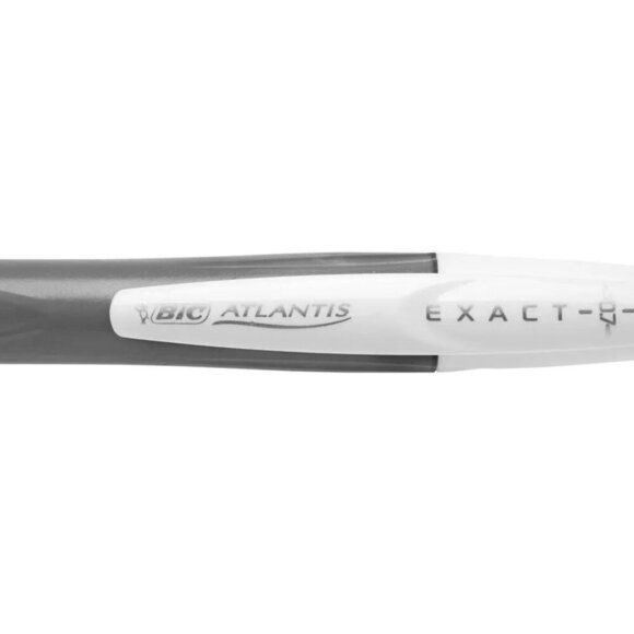 BIC Atlantis Exact Retractable Ball Pen, Fine Point (0.7 mm), Black, 3 Count - Picture 7 of 11